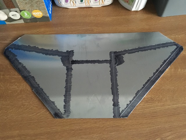 Marking out the centre section